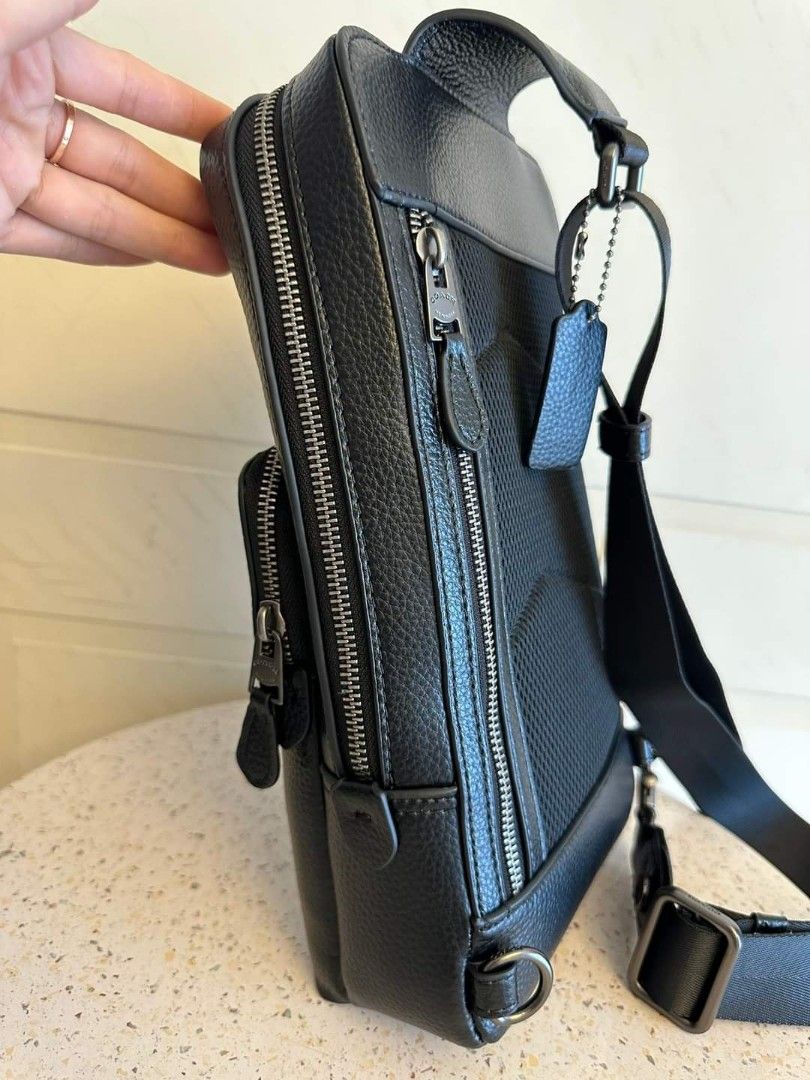 Coach Gotham Pack in Leather on Carousell