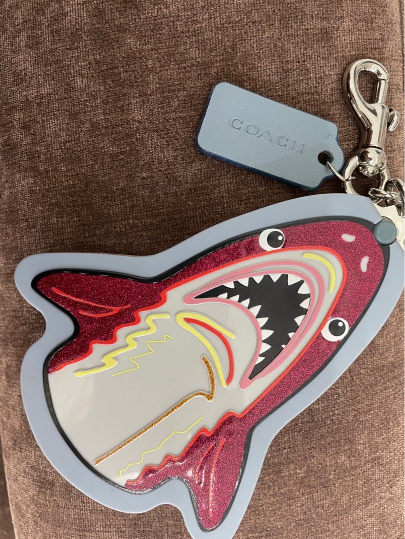 JAWS Universal Studios Parks Great White Shark Metal Keychain with