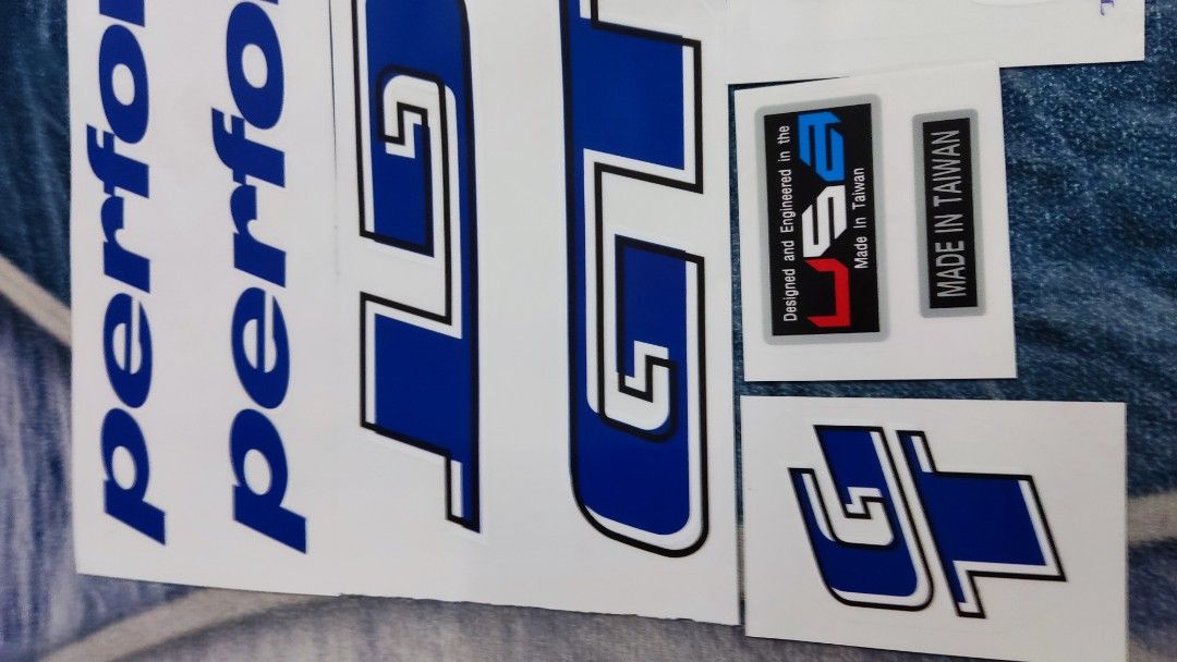 Gt performer decals top