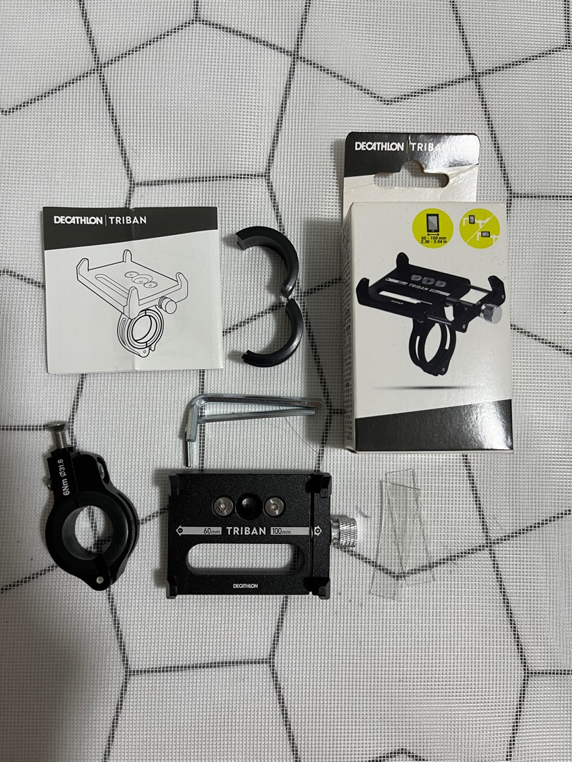 Decathlon phone holder bike discount