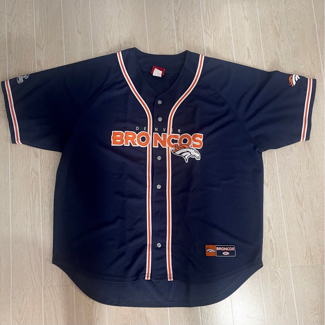 Denver broncos outlet baseball style jersey