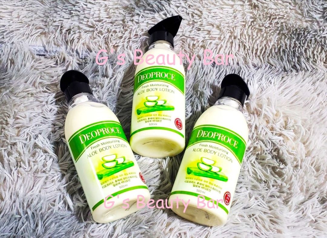 Deoproce Fresh Moisturizing Aloe Body Lotion 500ml - Authentic Korean ...