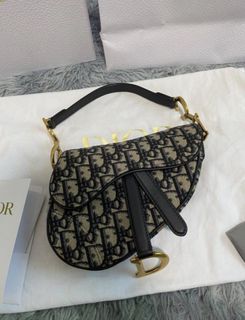 Fast Deal Offer]Dior Mini Saddle Bag With Thick Tape, Luxury, Bags &  Wallets on Carousell