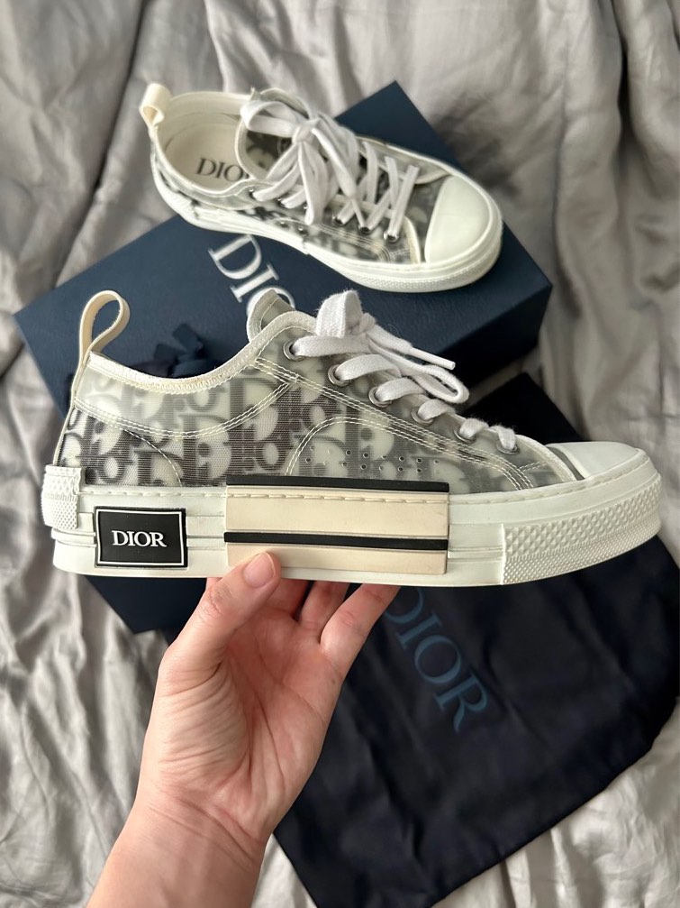Dior Oblique B23 Low Top Sneakers Authentic w Box Luxury Sneakers Footwear on Carousell