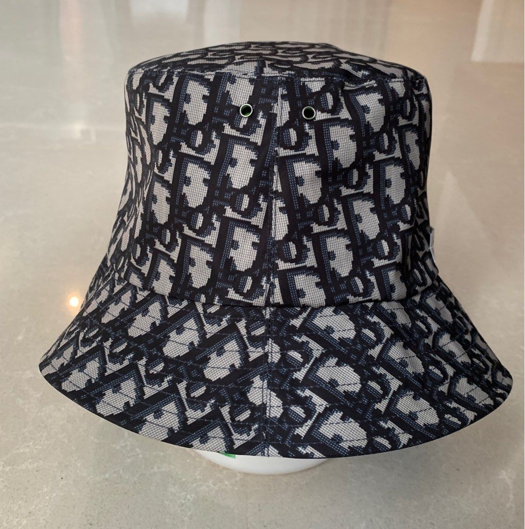 Reversible Teddy-D Small Brim Bucket Hat Blue  Womens Dior Hats & Gloves ⋆  Rincondelamujer