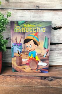 Disney Pinocchio 1990 vintage classics children's book