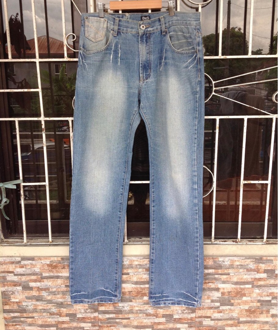 Jeans Dolce & Gabbana Homme - Coupe Droite Navy - Taille US 40 (IT 56) - Neuf Avec étiquettes