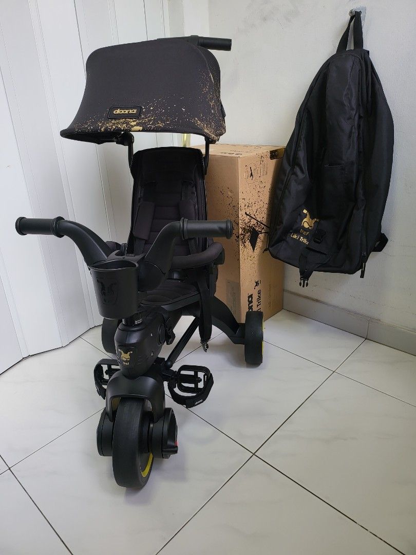 Doona Liki Trike S5 GOLD Limited Edition stroller, Babies & Kids, Going ...