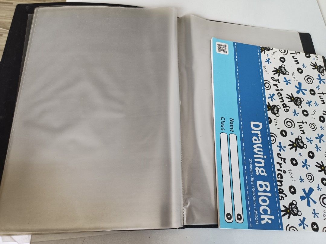 Drawing block and file, Hobbies & Toys, Stationery & Craft, Stationery & School Supplies on