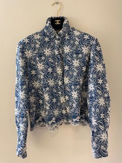 Embroidered Cropped Jacket62974820918914114