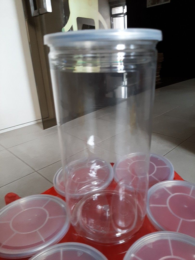 Empty plastic containers, Furniture & Home Living, Kitchenware