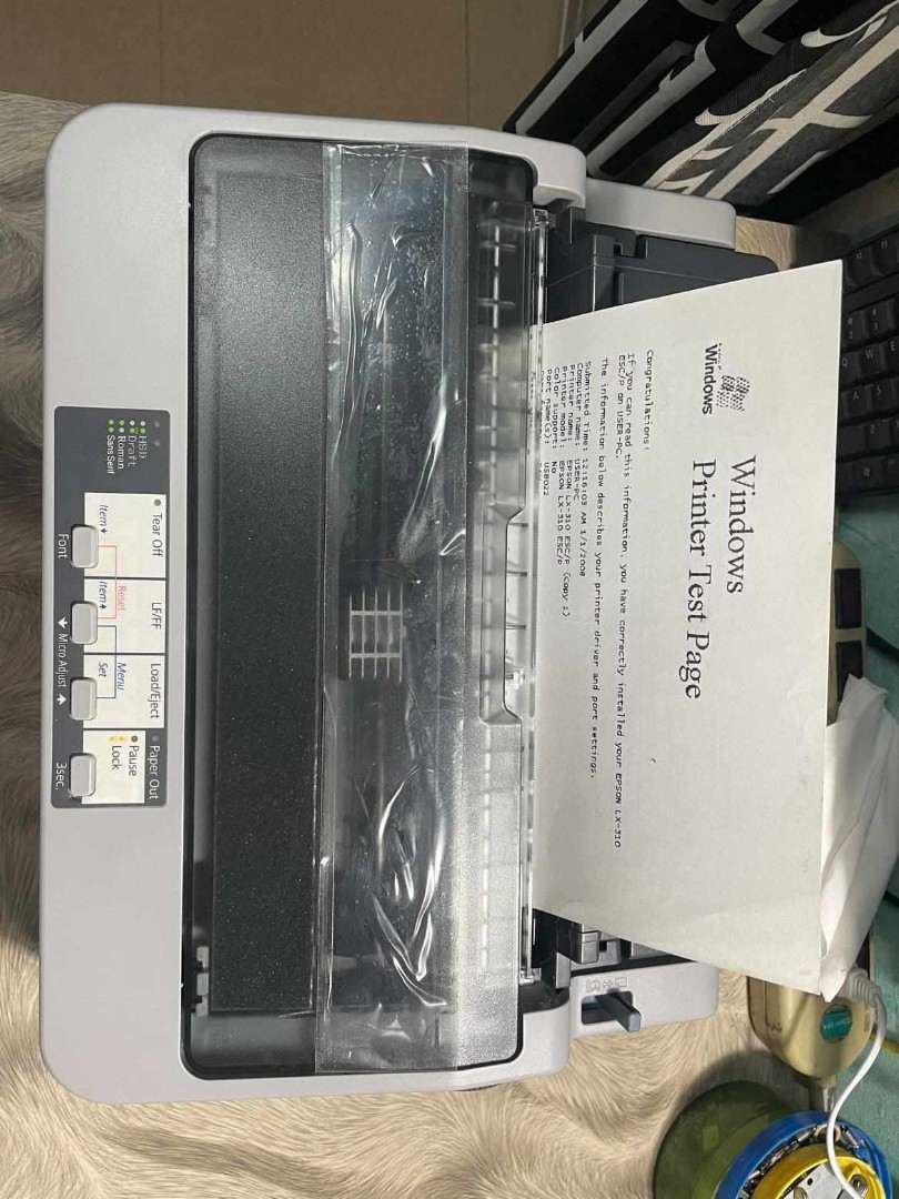 Epson Lx310 Dot Matrix Printer Computers And Tech Printers Scanners And Copiers On Carousell 3841