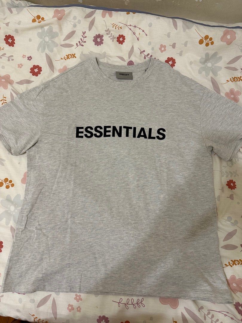 essentials 新作 2020SS ロゴ Tシャツ OATMEAL XS