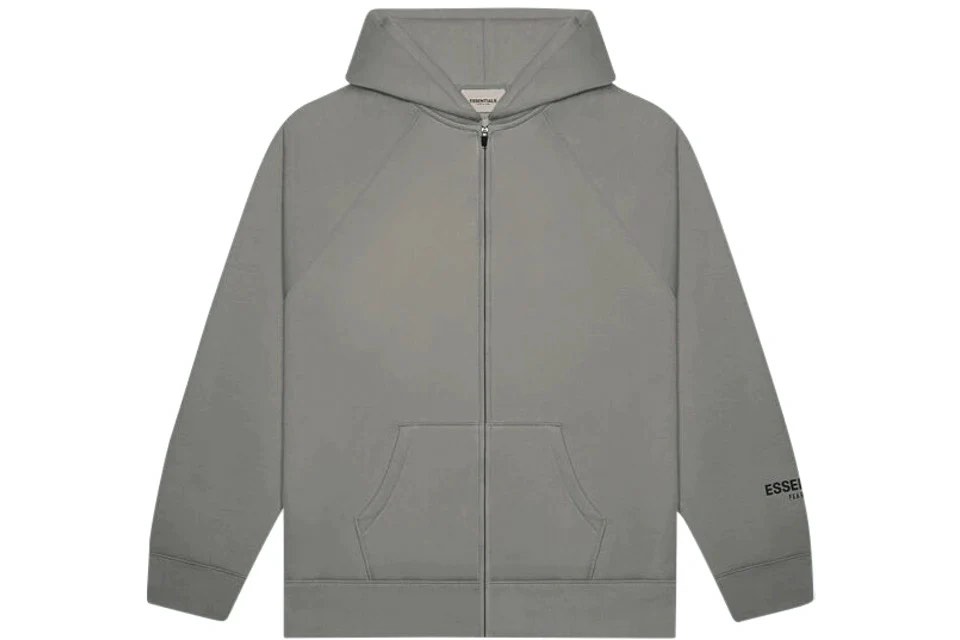 Men's charcoal discount zip hoodie