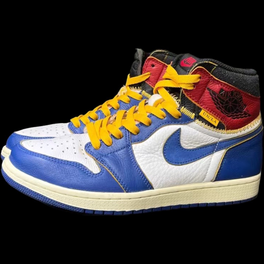 EU43 NIKE X UNION LA AIR JORDAN 1 RETRO HIGH NRG 'STORM BLUE