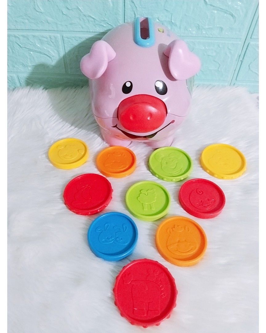 Fisher price laugh and learn piggy outlet bank coins