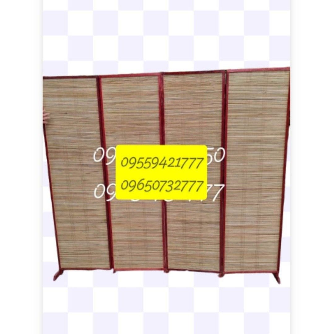 FOLDING DIVIDER WALL PARTITION, Furniture & Home Living, Home Decor