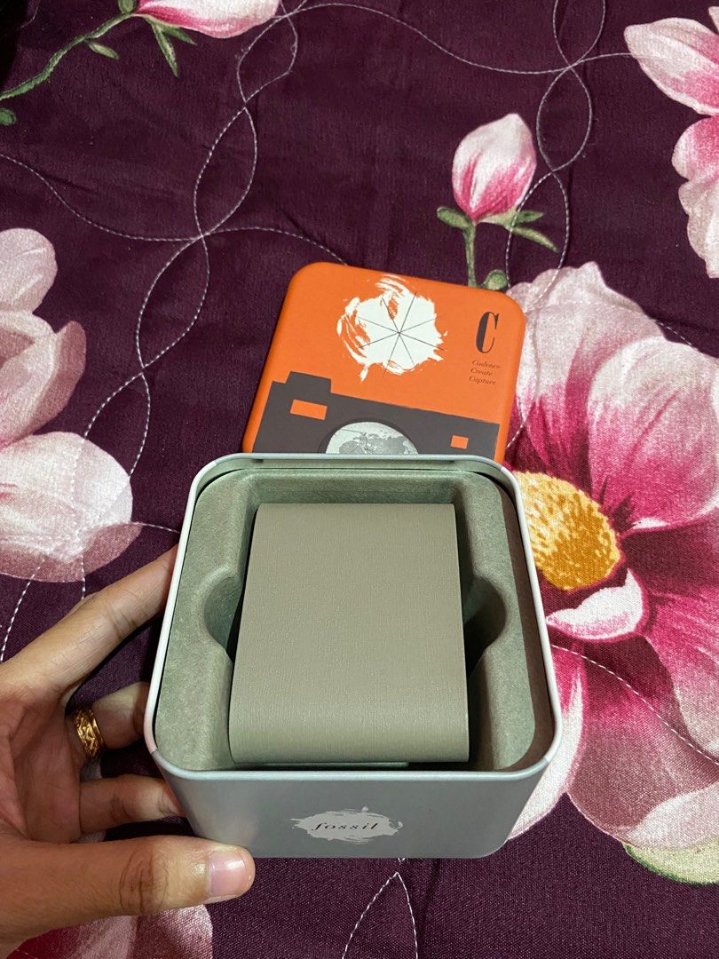 Fossil Watch Tin Box