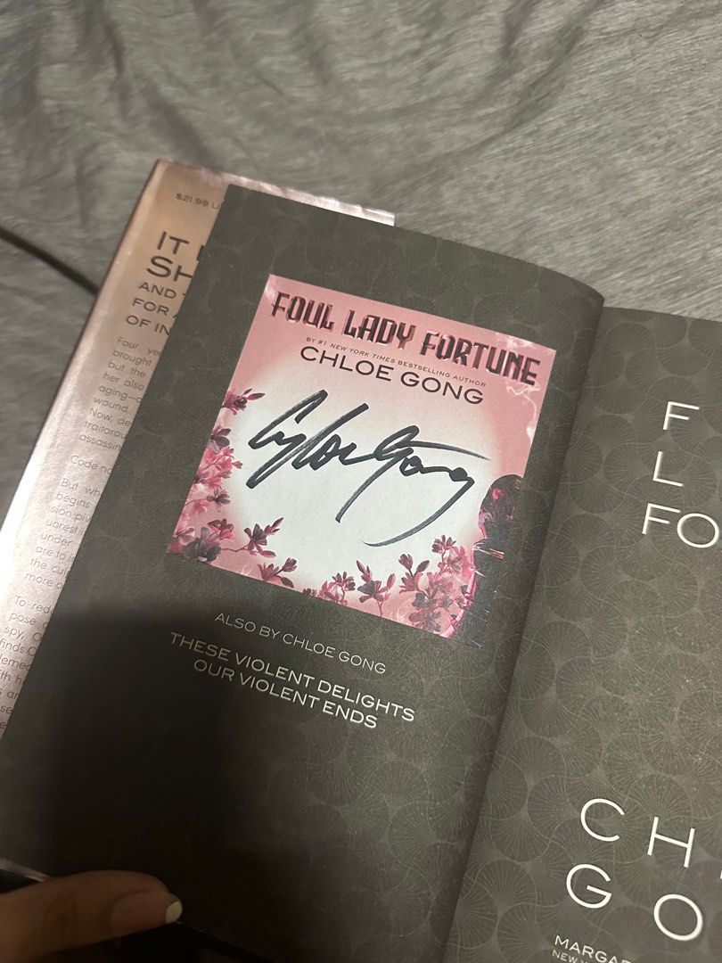 Foul lady fortune (SIGNED) (Category: Storybooks) located in Talisay. Submitted by fnlbf (Listing ID 1243630459, Image 2). Description: 🍦 new! 🍦 got from fully booked <33 🍦 payment first (gcash) .