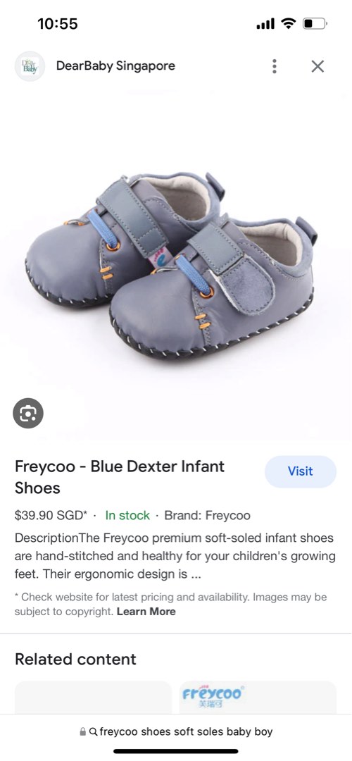 Freycoo baby boy shoes 135mm Babies Kids Babies Kids Fashion on Carousell