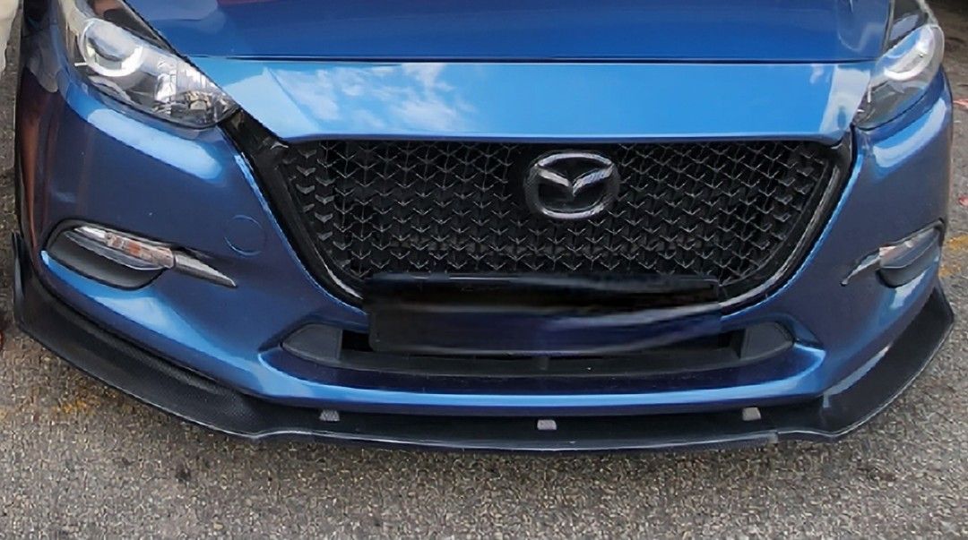 Front lip mazda 3, Car Accessories, Accessories on Carousell