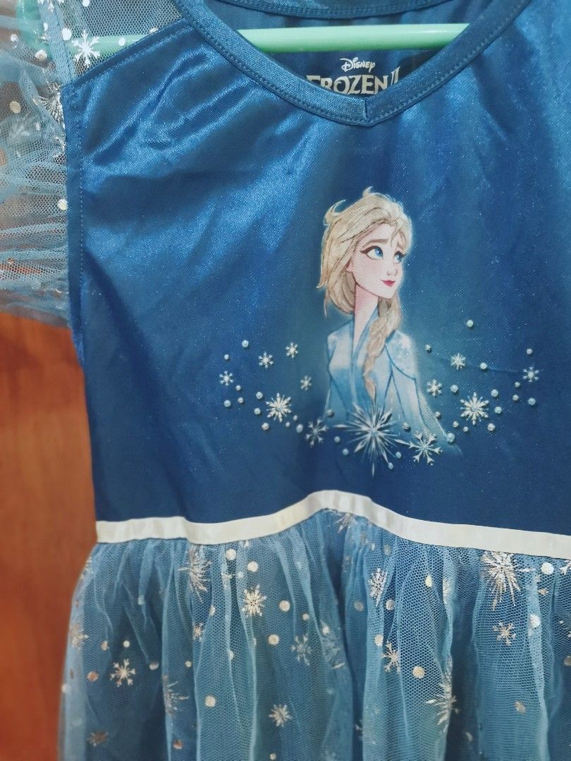 Girls Dress Cartoon Costume Princess Elsa Cloak Party Dress – Sunny Fashion