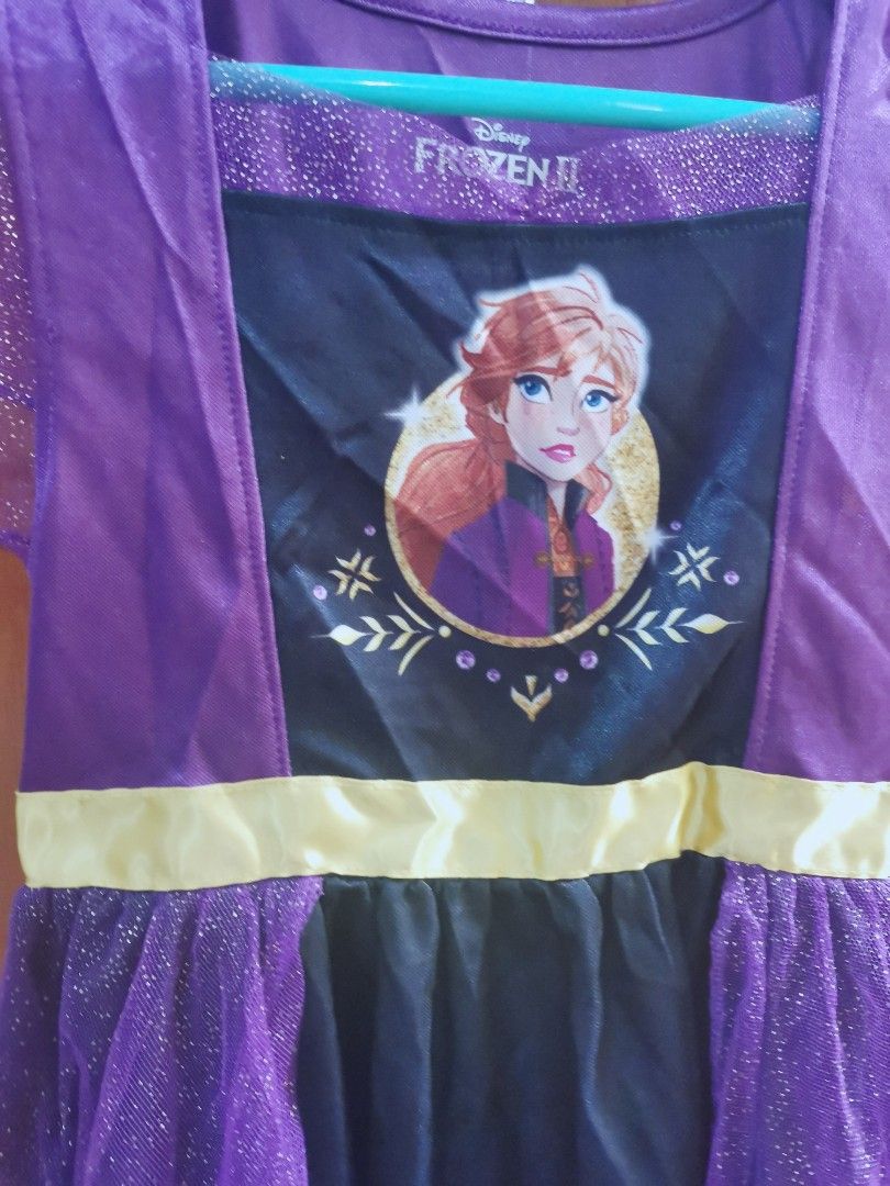 Frozen Elsa violet dress costume, Babies & Kids, Babies & Kids Fashion ...