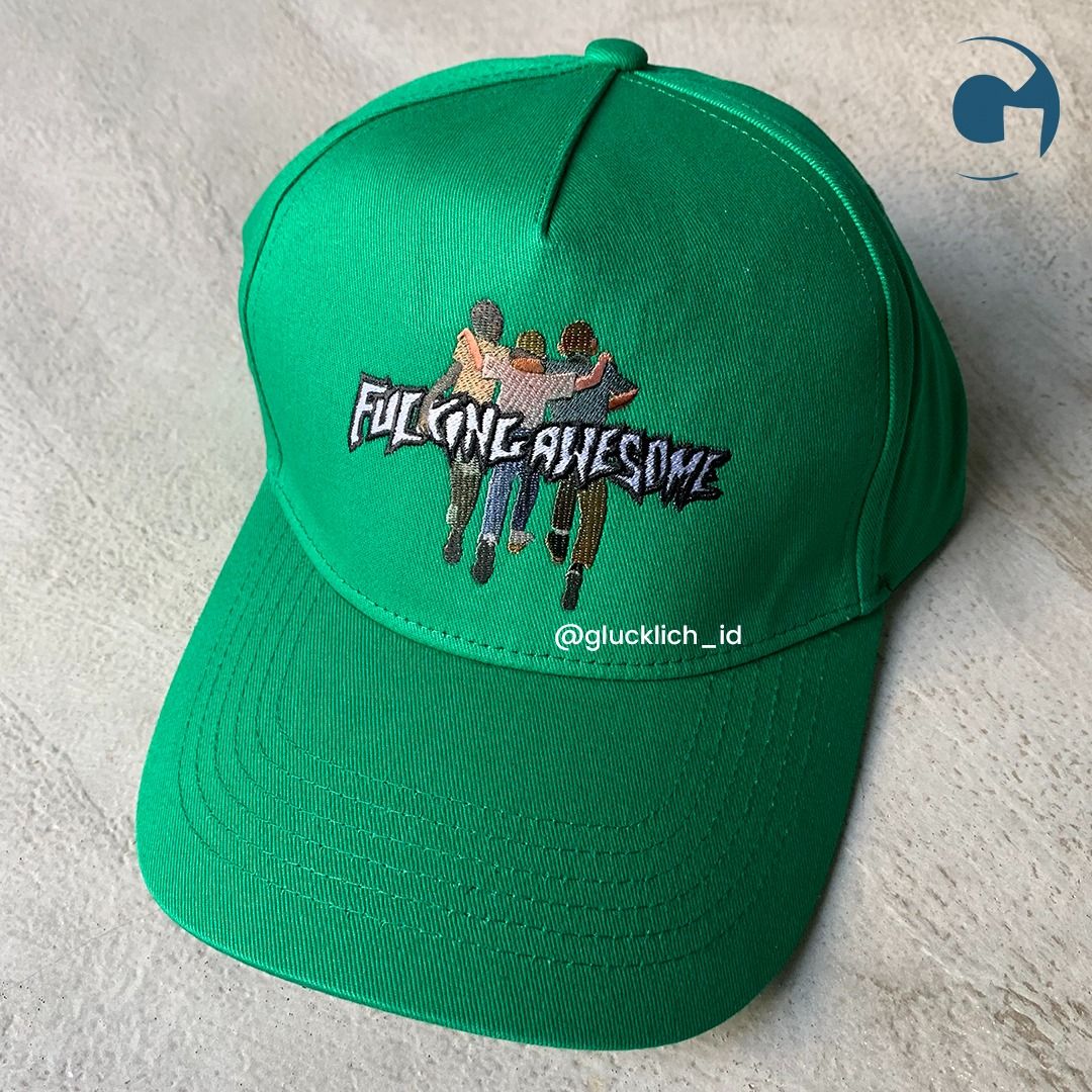 Fucking Awesome, Kids Are Alright 5 Panel Snapback in Green