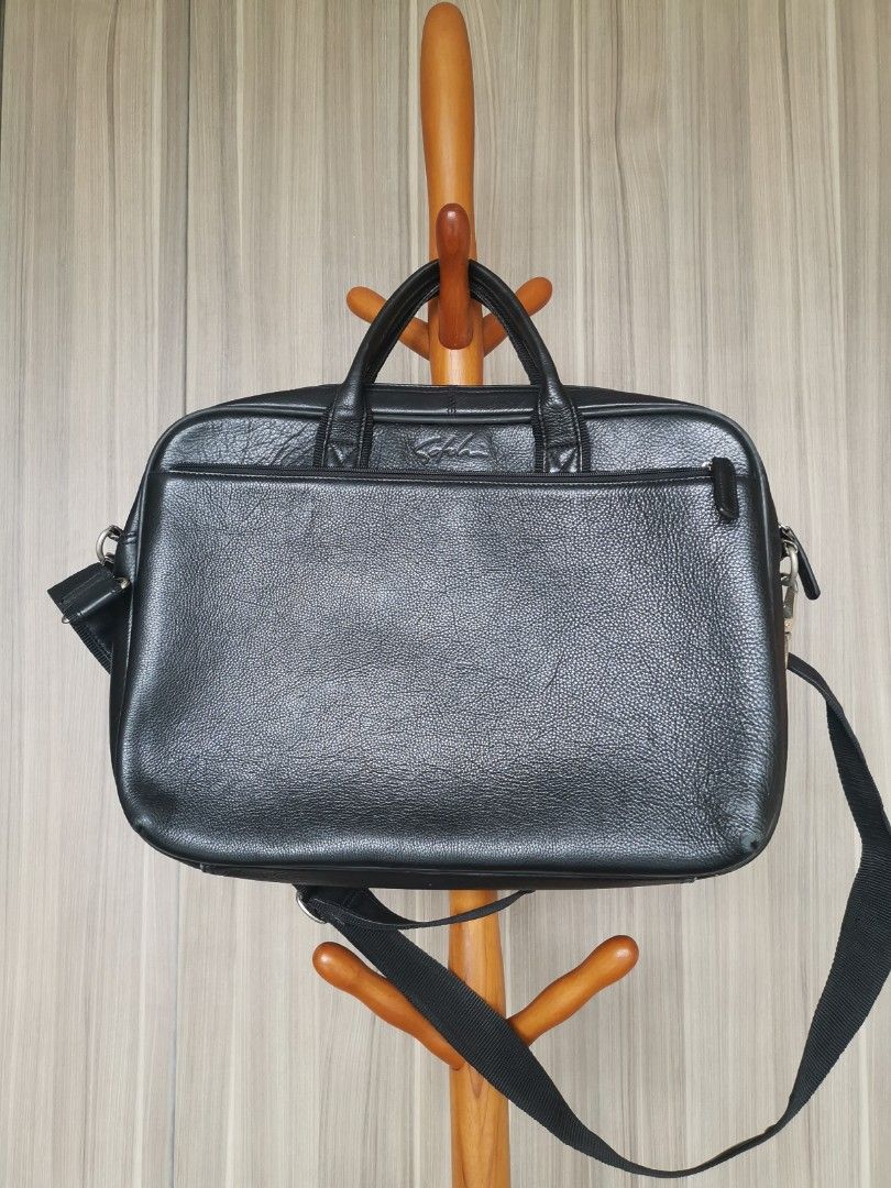 Pure leather 2024 business bags
