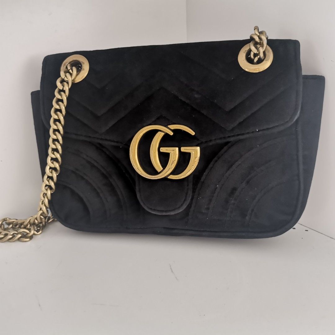 Gucci marmont sales velvet crossbody