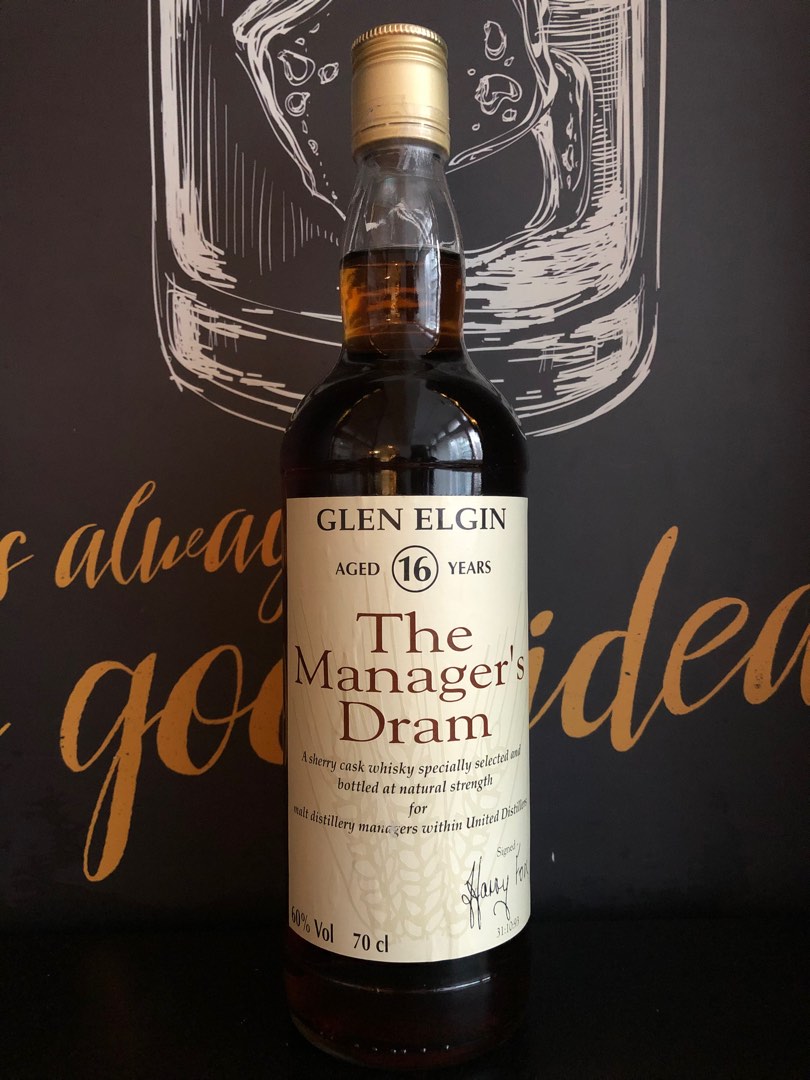 GlenElgin 15years Themanager'sDram 空瓶 GlenElgin 15years Themanager'sDram 空瓶 GlenElgin 15years