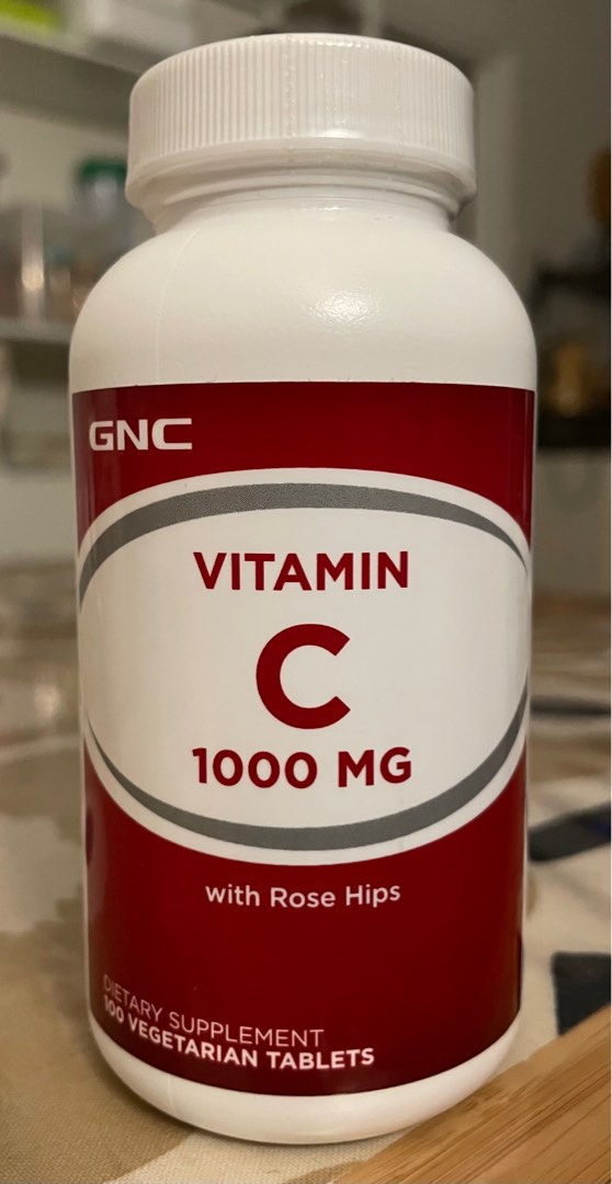 GNC Vitamin C 1000mg 維他命C 100粒, 健康及營養食用品, 健康補充品, 健康補充品 維他命及補充品