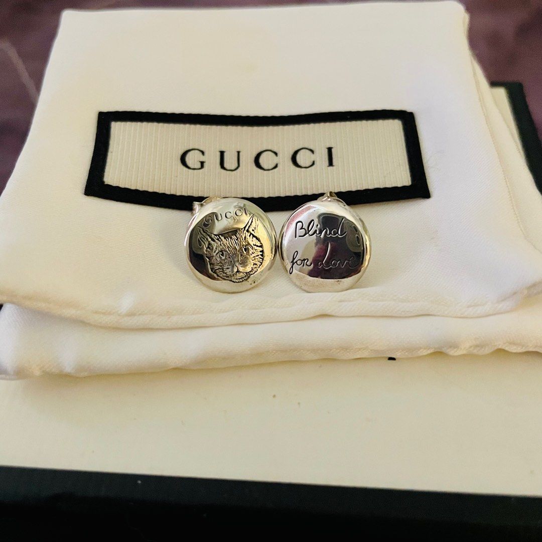 Gucci blind sales for love earrings