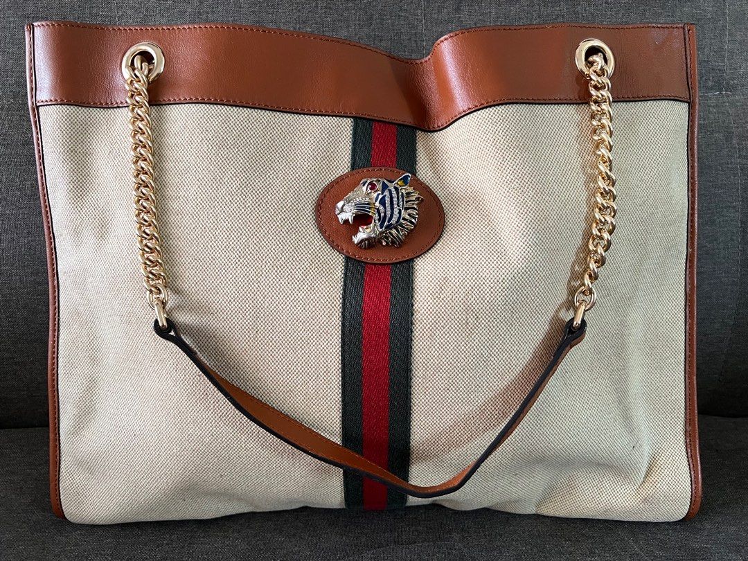 Gucci Large Rajah Tote Luxury Bags Wallets on Carousell