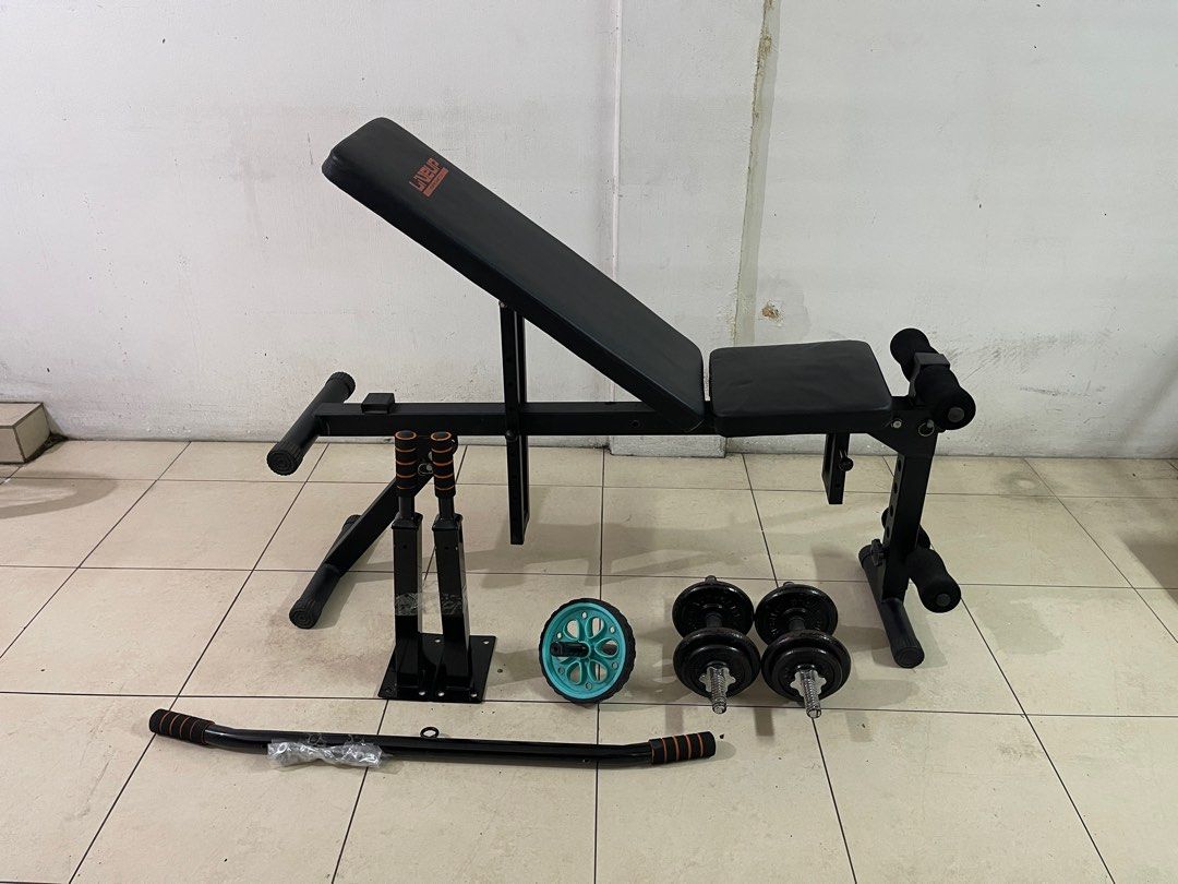 Beginner weight sales set with bench