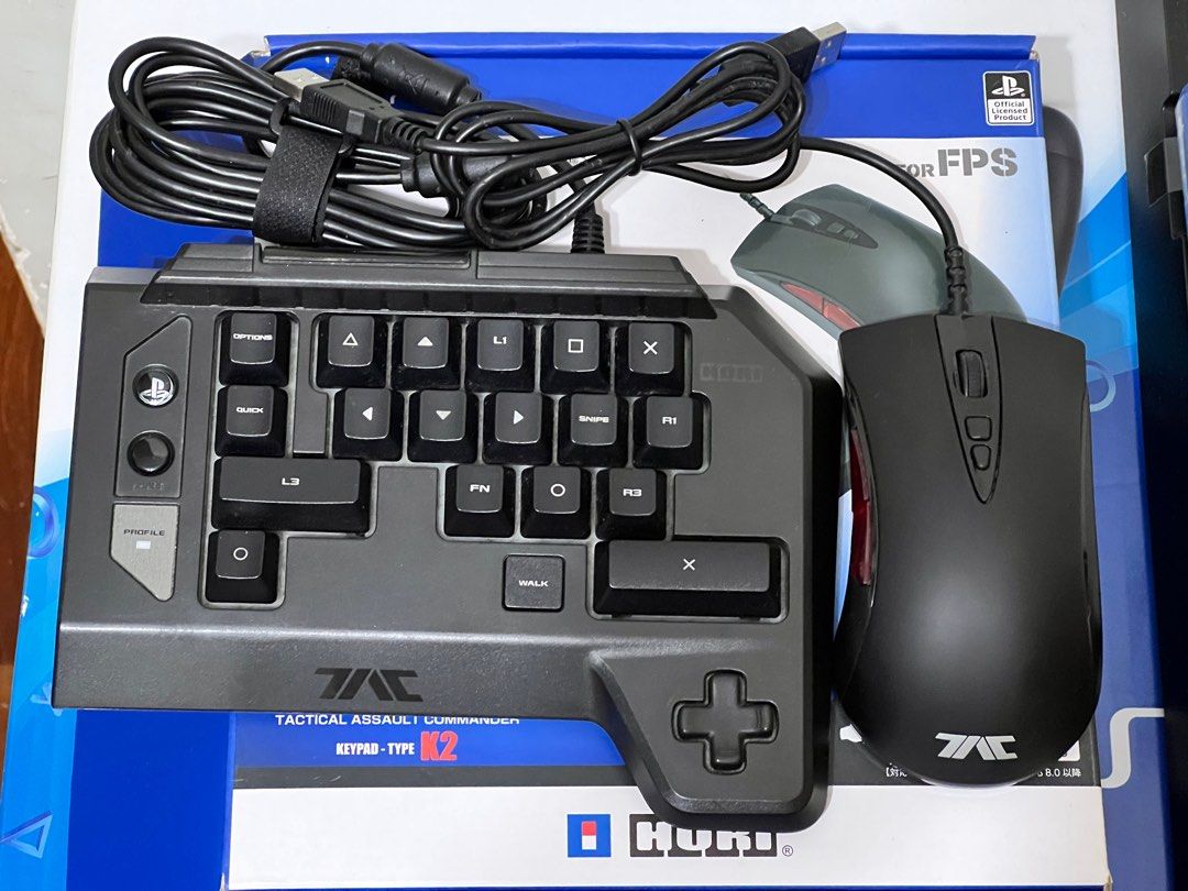 HORI TAC K2 Keypad PS4-124 (keyboard mouse 鍵盤滑鼠), 電子遊戲