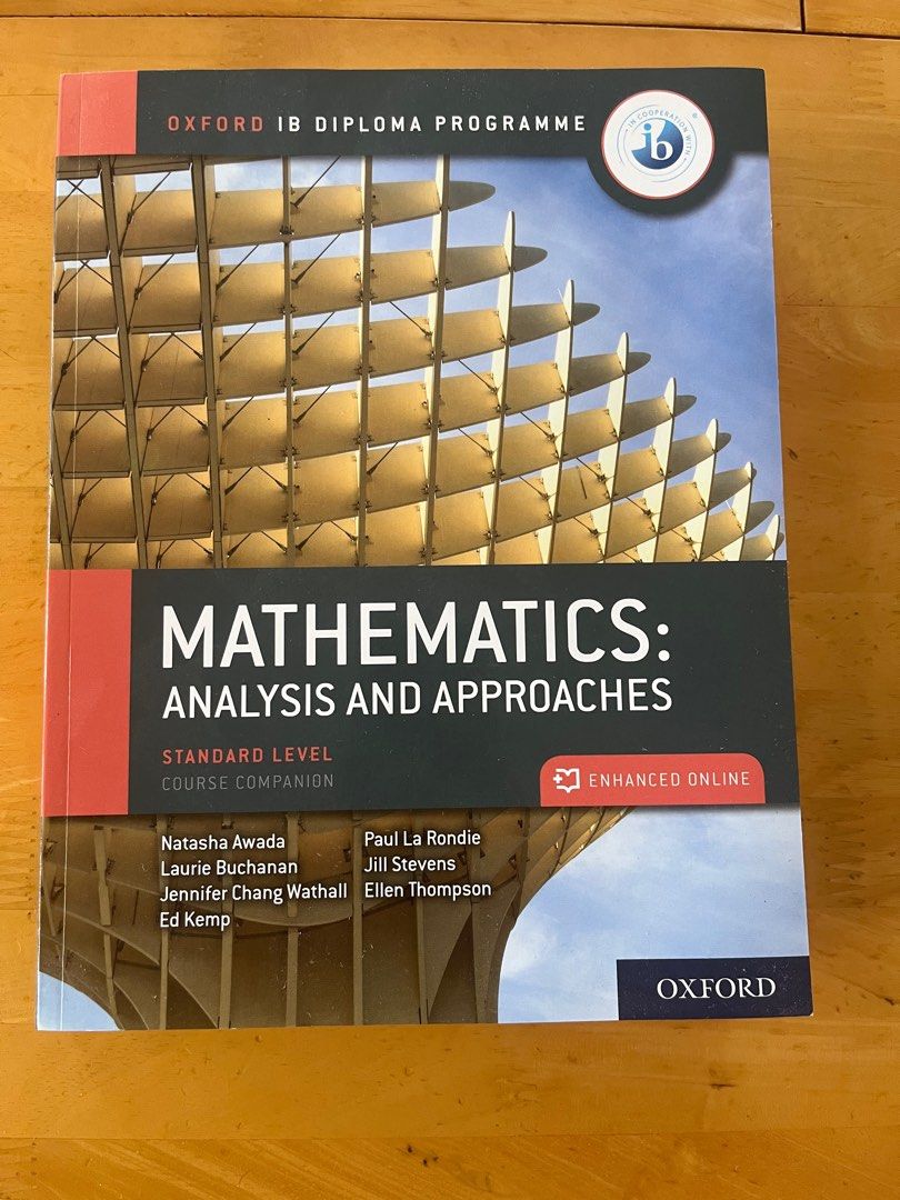 IB Diploma Mathematics Analysis and Approaches Standard Level Oxford ...