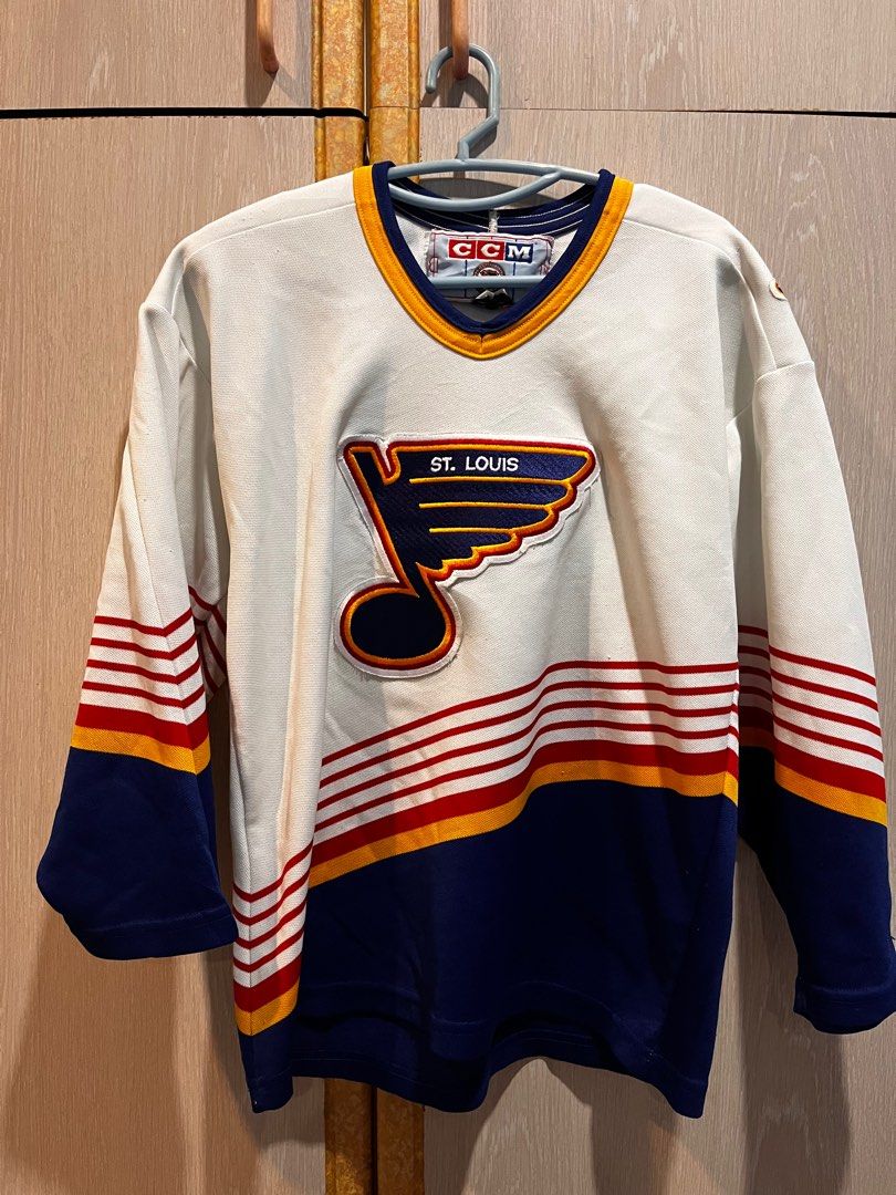 Kids Vintage Youth 90s St.louis Blues NHL Jersey CCM 10/12 