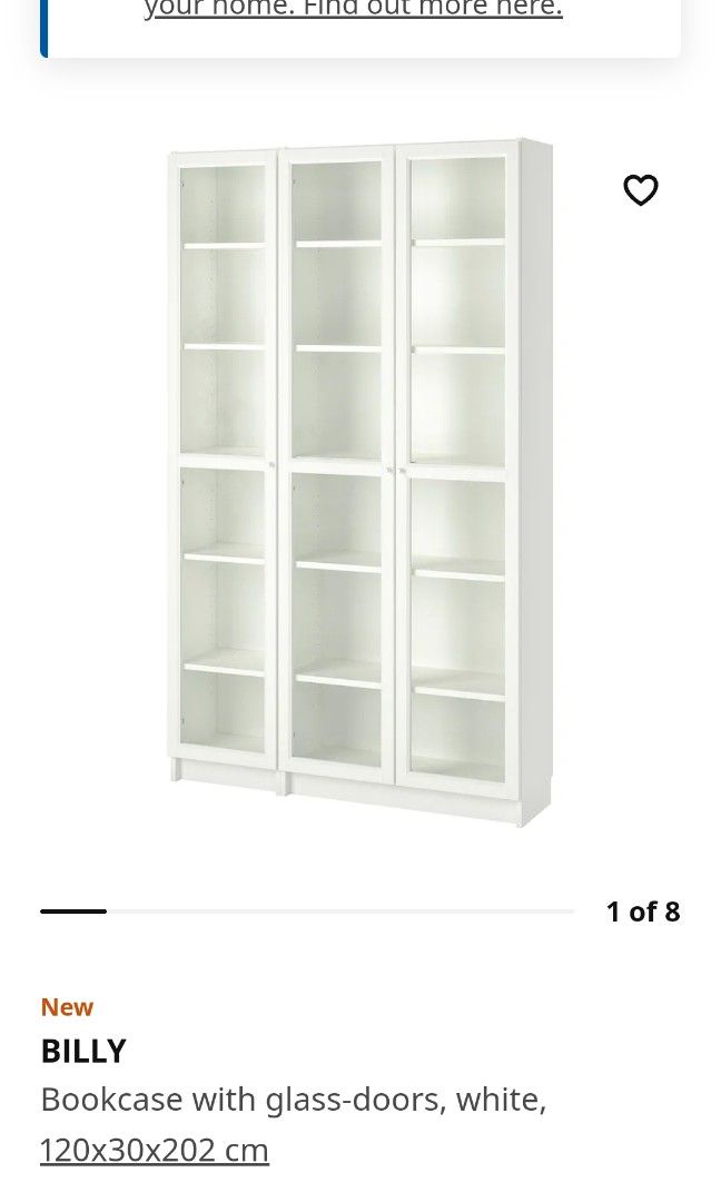 IKEA Billy Bookcase, Furniture & Home Living, Furniture, Shelves ...