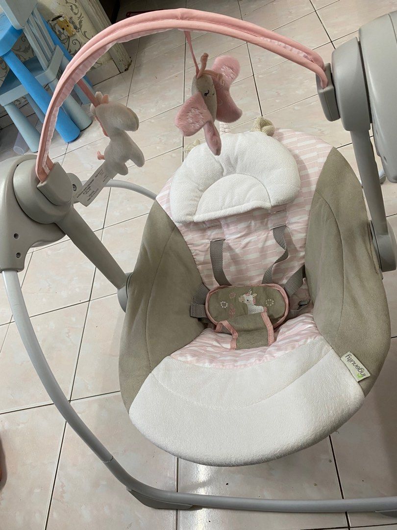Baby swing ingenuity pink sale