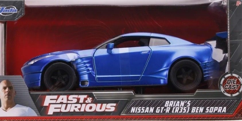 Jada 1:24 Fast & Furious Brian'S Nissan Gt-R (R35) Ben Sopra, Hobbies &  Toys, Toys & Games On Carousell