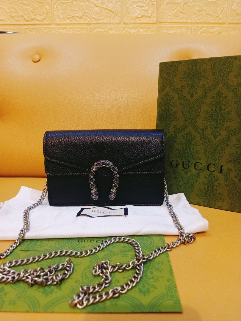 Japan Preloved Gucci Dionysus Sling (Category: Luxury Bags & Wallets) located in Cebu City. Submitted by day.98 (Listing ID 1243646936, Image 1). Description: selected from japan surplus genuine le ather coded & etikita with dust bag no flaws.