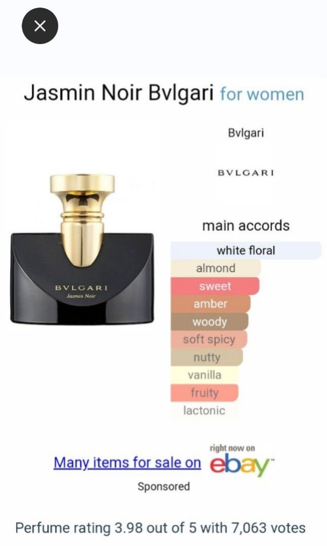 Jasmin Noir For Women 100ml by BVLGARI Original Tester Eropa (NEW NON BOX) on Carousell
