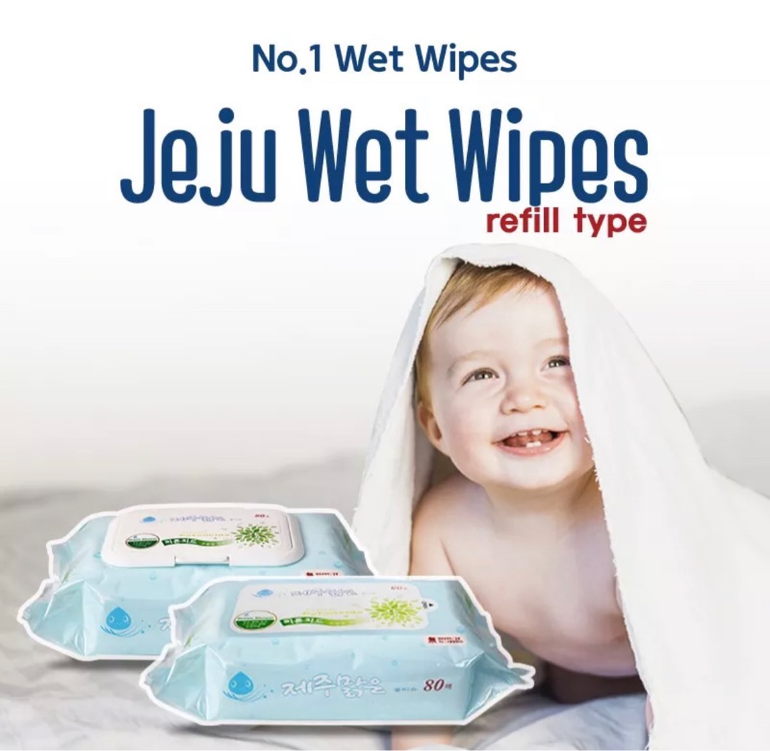 Jeju Wet Wipes 10 packs, Babies & Kids, Bathing & Changing, Diapers
