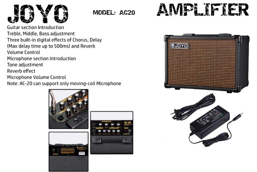 Joyo AC-20 amplifier (Category: Soundbars, Speakers & Amplifiers) located in Quezon City. Submitted by mike10sitaldas (Listing ID 1243564435, Image 1). Description: Joyo AC-20 amplifier 14,200 Php all Brand new!! all orriginal ! We can do door to door cash-on-delivery (COD) within Metro Manila Area or provincial area within selected places in Luzon. Shipping: Nationwide Shipping fee will be shouldered by the customers...