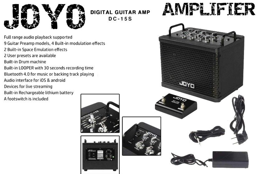 Joyo Digital Guitar Amplifier (Category: Soundbars, Speakers & Amplifiers) located in Quezon City. Submitted by mike10sitaldas (Listing ID 1243556242, Image 1). Description: Joyo Digital Guitar Amplifier 10,600 Php all Brand new all orriginal We can do door to door cash-on-delivery (COD) within Metro Manila Area or provincial area within selected places in Luzon. Shipping: Nationwide Shipping fee will be shouldered by the customers...