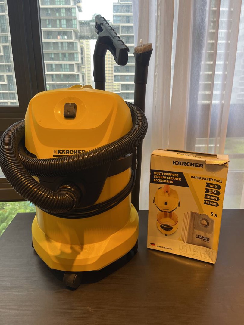 Karcher WD3 Used Vacuum Cleaner, TV & Home Appliances, Vacuum Cleaner