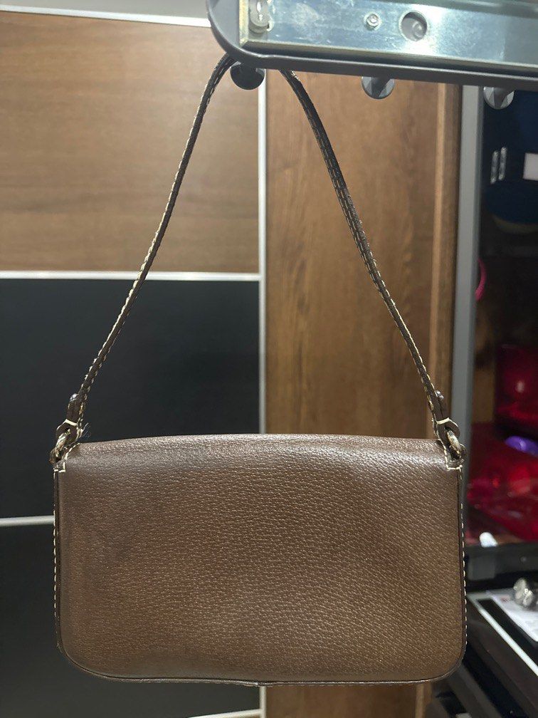 Kate Spade boar skin brown purse, Women's Fashion, Bags Wallets