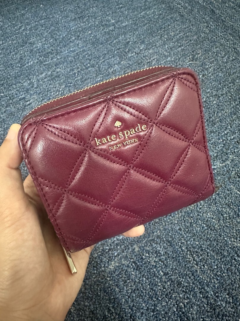Kate Spade Natalia Small Zip Around Wallet, Women's Fashion, Bags