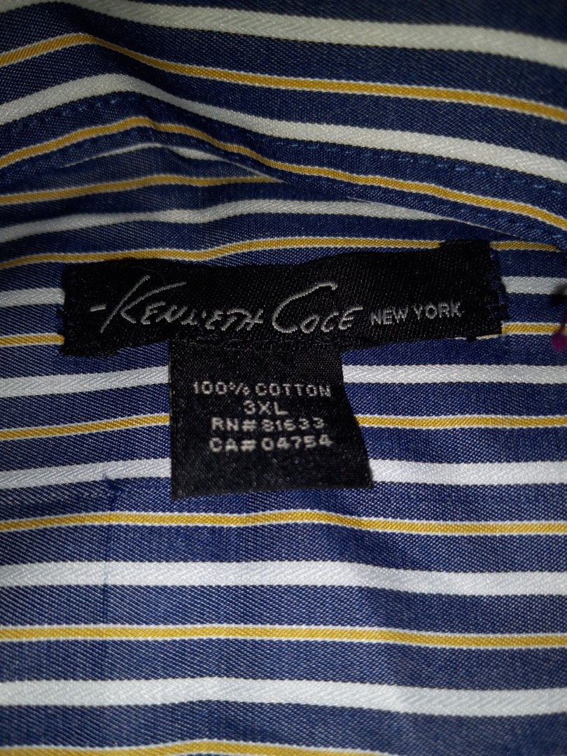 Kenneth cole long sleeves (Category: Formal Shirts) located in Manila. Submitted by freespace01 (Listing ID 1243612730, Image 2). Description: keneth cole new york long sleeves rfs declutterung no issues shoulder 21 1/ inches chest is 24 inches length is 29 inches.